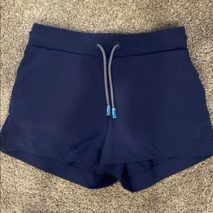 Athleta navy girls shorts